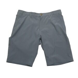 33,000 Ft Shorts Mens 36 Gray Athletic Zip Pocket Golf Outdoor Lightweight